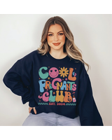 Cool Pregnants Club Sweatshirt, Mom To Be Shirt, Gift for Mom, In My Mom Era Shirt, New Mama Shirt, Mother's Day Gift, Expecting Mom Gift Unisex Sweatshirt white s