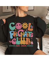 Cool Pregnants Club Sweatshirt, Mom To Be Shirt, Gift for Mom, In My Mom Era Shirt, New Mama Shirt, Mother's Day Gift, Expecting Mom Gift Unisex Sweatshirt white s