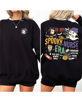 In My Spooky Nurse Era Sweatshirt, Spooky Nicu Nurse Halloween Ghost, Spooky Nurse Sweater, Spooky Halloween Nurse Life, Night Shift Nurse Unisex Sweatshirt white s