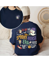 In My Spooky Nurse Era Sweatshirt, Spooky Nicu Nurse Halloween Ghost, Spooky Nurse Sweater, Spooky Halloween Nurse Life, Night Shift Nurse Unisex Sweatshirt white s
