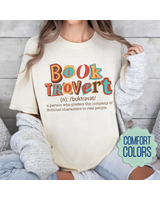 Booktrovert Shirt, Book Lover Shirt, Book Lover, Reading Shirt, Book Shirt, Bookworm, Book Gift, Bookworm Gift, Reader Gift, Librarian Shirt Heavyweight Garment-Dyed T-Shirt – Comfort Colors white s