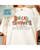 Booktrovert Shirt, Book Lover Shirt, Book Lover, Reading Shirt, Book Shirt, Bookworm, Book Gift, Bookworm Gift, Reader Gift, Librarian Shirt Heavyweight Garment-Dyed T-Shirt – Comfort Colors white s