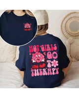 Mental Health Matters Shirt, Funny Mental Health, Hot Girls Go to Therapy Shirt, Mental Health Shirt Feelings Matter, Therapy Shirt Unisex Sweatshirt white s