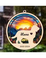 Customized Suncatcher - Cat - Dog Customized Suncatcher - Cat-Dog 1pc