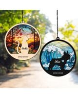 Customized Suncatcher - Cat-Dog