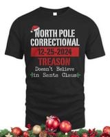 North Pole Correctional Treason Shirt TS73 Unisex Standard T-Shirt black s