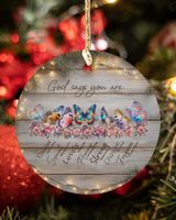 Wood Ornament - Circle