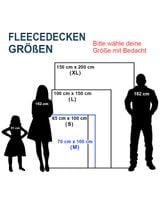 Decke vom Vater an die Tochter - "Du bist die ganze Welt für mich" s09sp09 Couch Blanket (Printed in the EU)