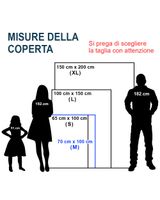 IT - Coperta A mia Figlia Non dimenticare mai che Ti amo Con amore Mamma Couch Blanket (Printed in the EU) white s