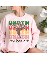 Obgyn Nurse Christmas Sweatshirt, Obgyn Nurse Tshirt, Obgyn Nurse Gift, Gynecology shirt, Obgyn Shirt, Obstetrics shirt, Obstetrics Gift Unisex Sweatshirt white s