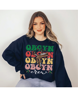Obgyn Nurse Christmas Sweatshirt, Obgyn Nurse Tshirt, Obgyn Nurse Gift, Gynecology shirt, Obgyn Shirt, Obstetrics shirt, Obstetrics Gift Unisex Sweatshirt white s
