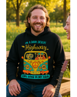 Groovy Rides: Join the Journey! Unisex Hoodie black s
