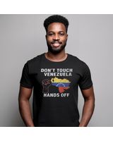 Don’t Touch Venezuela Hands Off Shirt Unisex Standard T-Shirt black s