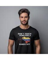 Don’t Touch Venezuela Hands Off Shirt Unisex Standard T-Shirt black s