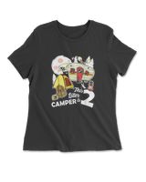 This litter camper is two Women's Premium Slim Fit Tee black s