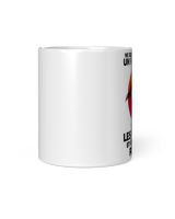 Ne sous-estimez un vieil homme Les Chevaux février White Mug white 11oz