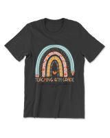 Rainbow Teaching 4th Grade Is My Jam Teacher Back To School T-Shirt Men's Premium Tshirt black s