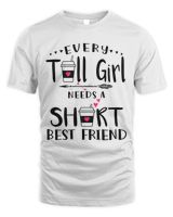 every tall girl needs a short best friend Men's Standard T-Shirt white s