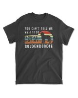 You Can't Tell Me What To Do You Are Not My Goldendoddle- Funny Dog Lover Men's Standard T-Shirt black s