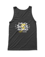 I Teach Super Heroes Comic Book Hero Pre-K Teacher T-Shirt Men's Tank Top black s