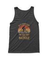 Never Underestimate An Old Guy On A Bicycle Cycling T-Shirt