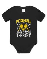 Pickleball Is My Therapy Baby Bodysuit - EU black 3m