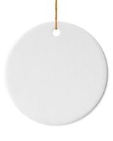 Fbus03914 Stearns OR1 Circle Ceramic Ornament (US) white one-sided 1pcs