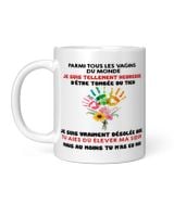 Mug Humour Fête des Mères – Cadeau Première Maman – Tu m’as eu moi White Mug white 11oz