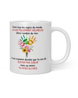 Mug Humour Fête des Mères – Cadeau Première Maman – Tu m’as eu moi White Mug white 11oz