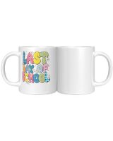 Last Day Of School Coquette School Out Graduation Kids Women White Mug white 11oz