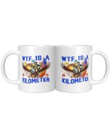 Retro WTF Is A Kilometer Funny Patriotic American Freedom Coffee Mug White Mug white 11oz