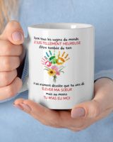 Mug Humour Fête des Mères – Cadeau Première Maman – Tu m’as eu moi White Mug white 11oz