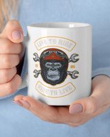 Live To Ride & To Live Mug White Mug white 11oz