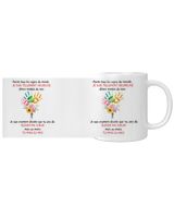 Mug Humour Fête des Mères – Cadeau Première Maman – Tu m’as eu moi White Mug white 11oz