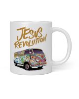 Jesus Revolution Jesus Lord One Way Van car White Mug white 11oz