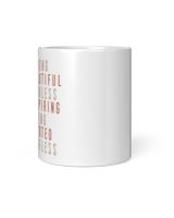MOM IS White Mug white 11oz
