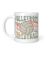 Volleyball Tee Gifts White Mug white 11oz