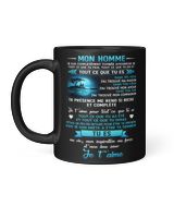 Mon Homme Black Mug black 11oz