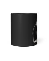 the F you lookin at? Black Mug black 11oz