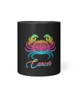 Cancer Zodiac sign the crab symbol Black Mug 11oz black 11oz