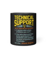 Technical Support Definition Computer IT Programmer Graphic Black Mug 11oz black 11oz