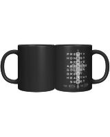 TEASDALE The Myth The Legend Black Mug black 11oz