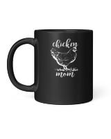 Chicken Mom Hoodie Crazy Chicken Lady Raising Hens Gift Black Mug 11oz black 11oz