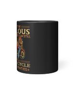Dont be jealous ride motorcycle in seventies Black Mug 11oz black 11oz