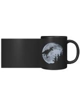 T-Rex Riding To The Moon: An Epic Adventure Awaits! Black Mug 11oz black 11oz