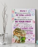 I Love You to The Moon and Back Ready To Hang Canvas (24x36 inch) white 24x36in