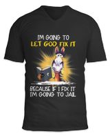Unisex Jersey SS V-Neck T-Shirt