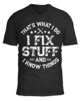 Unisex Jersey SS V-Neck T-Shirt