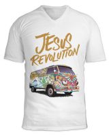 Unisex Jersey SS V-Neck T-Shirt