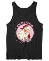Retro Vintage Pink Santa Claus Christmas Vibes 5